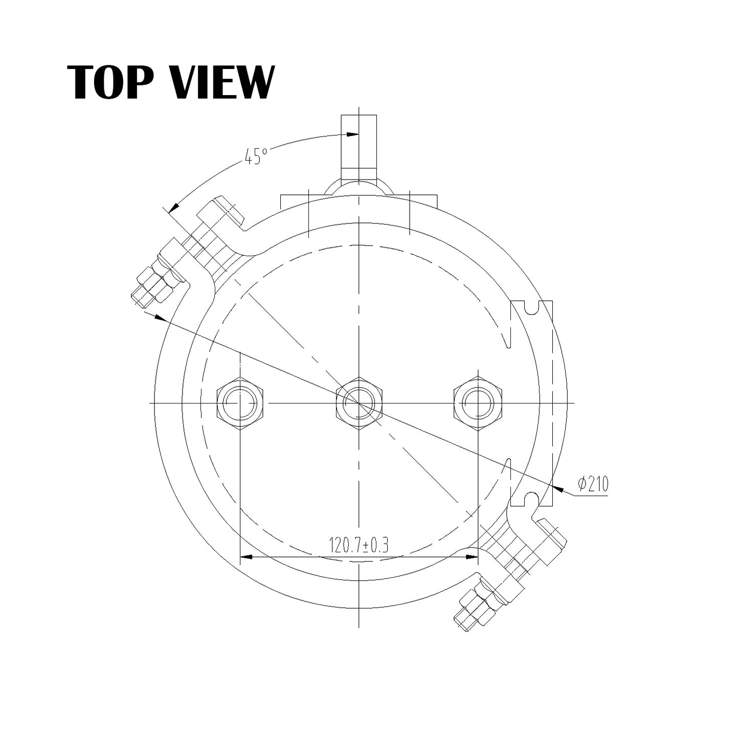 Fortpro 3030 Long Stroke Brake Chamber | F224797