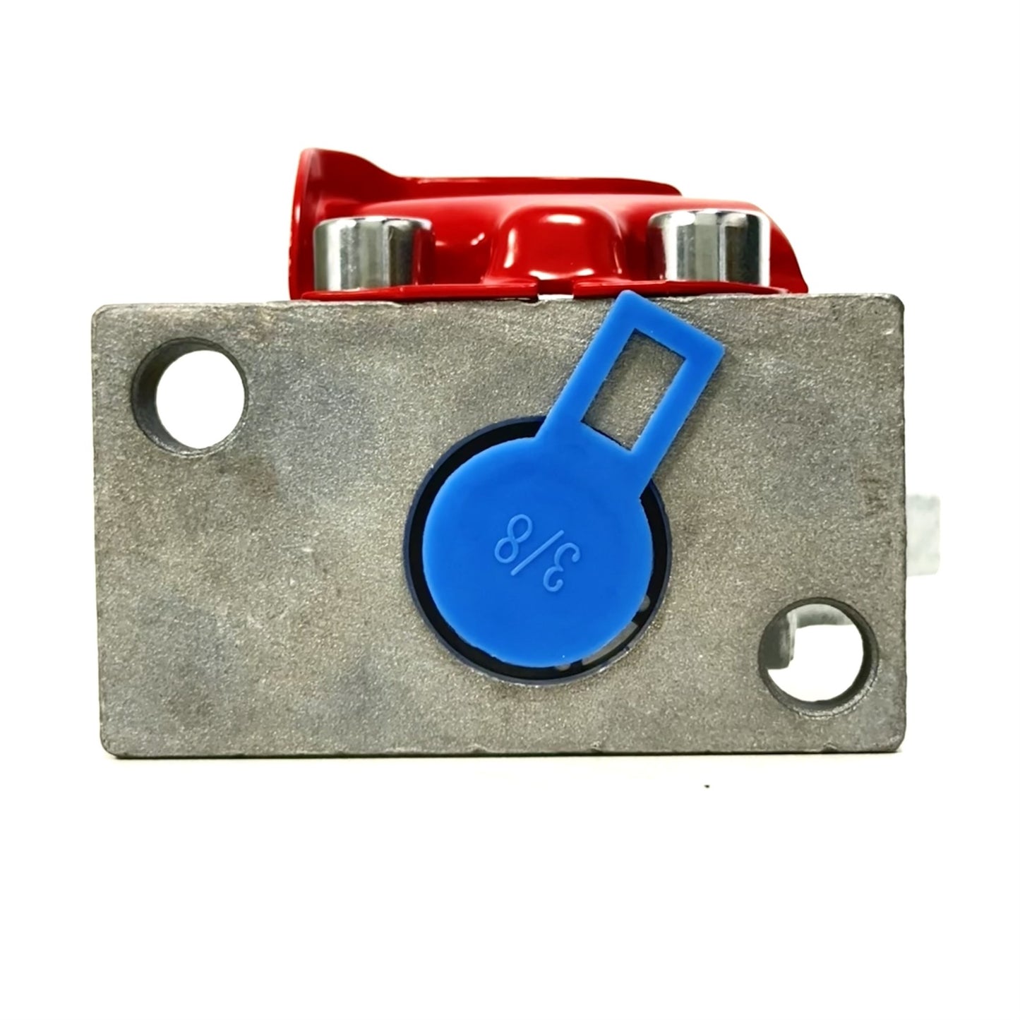 Fortpro Red Emergency Gladhand with Shutoff Valve Replacement for Phillips 12338 | F224763