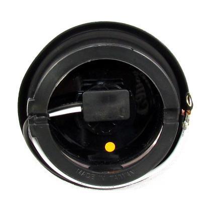 2-1/2" Clear Lens Round Red LED Marker Light w/ 4 LED Lights - 24 Volts