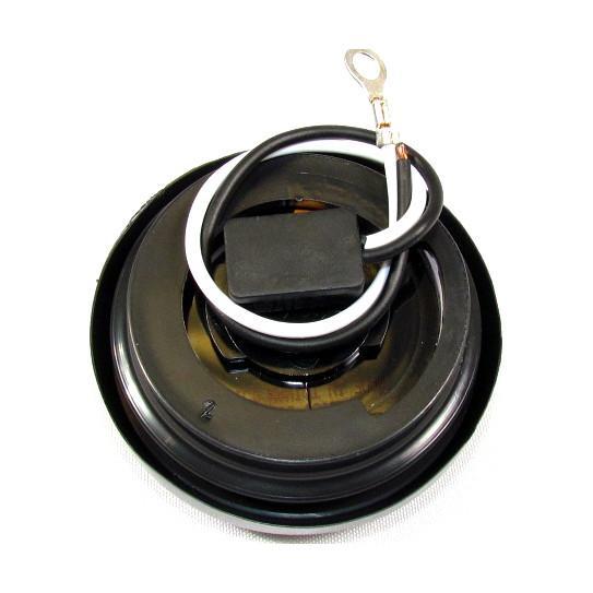 2" Clear Lens Round LED Amber Marker Light w/ 3 LED Lights - 24 Volts
