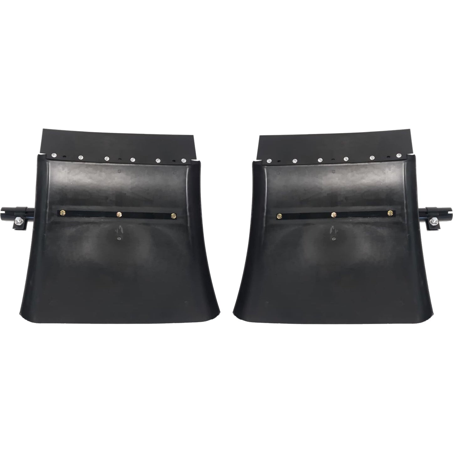 Fortpro 24" x 24" Black Poly Quarter Fenders Pair | F247581