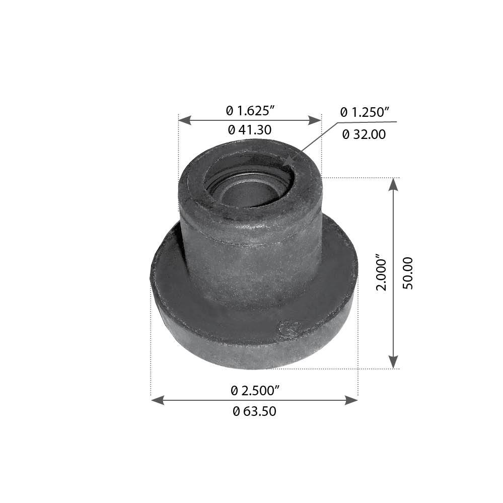 Fortpro Cabin Mount Compatible with Peterbilt, Kenworth Trucks Replaces 05-08968, M501 | F349540