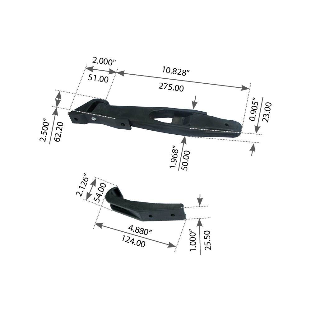 Left Side Hood Latch Kit For Freightliner FLD 120 - Replaces - 1712435000