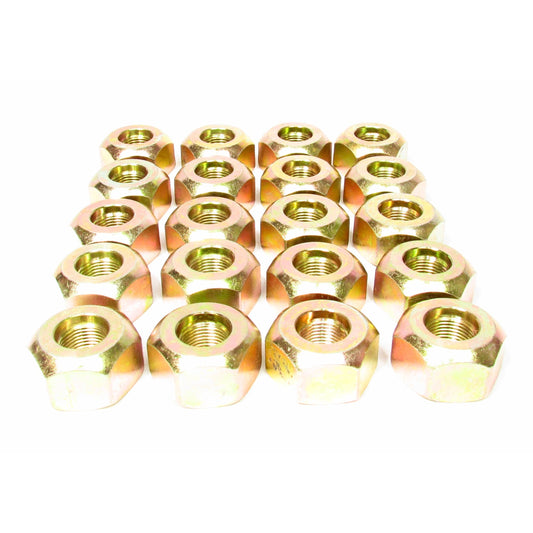 3/4"-16 THD - 1 1/2" HEX Single Mounted Wheel Cap Nuts LH - E5652L - 10 Pack