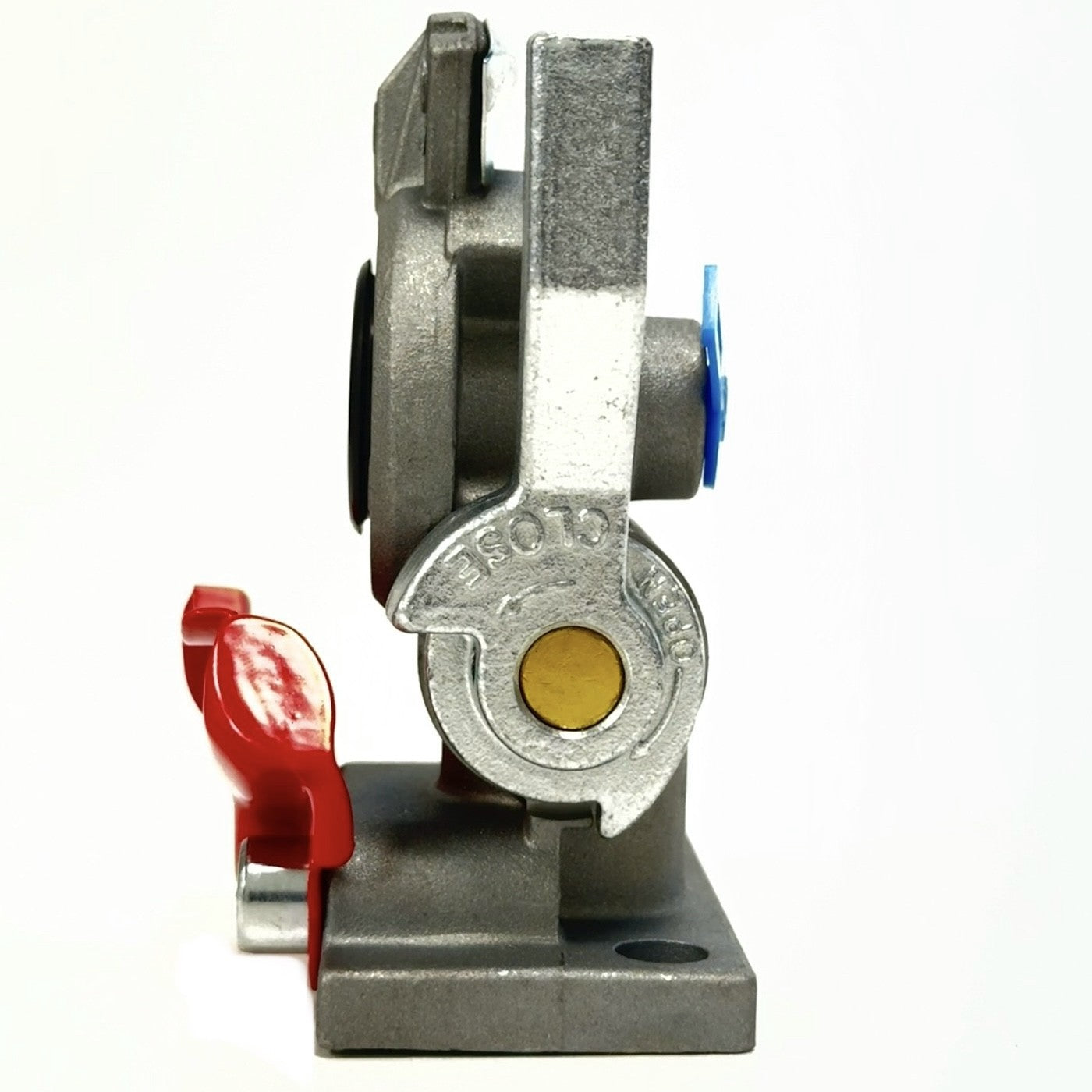 Fortpro Red Emergency Gladhand with Shutoff Valve Replacement for Phillips 12338 | F224763