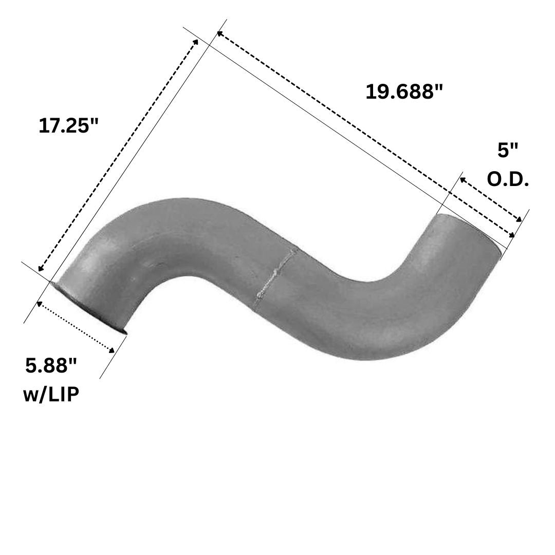 Freightliner Turbo Exhaust Elbow 5" OD. - Replaces - 04-17094-016 | F247732