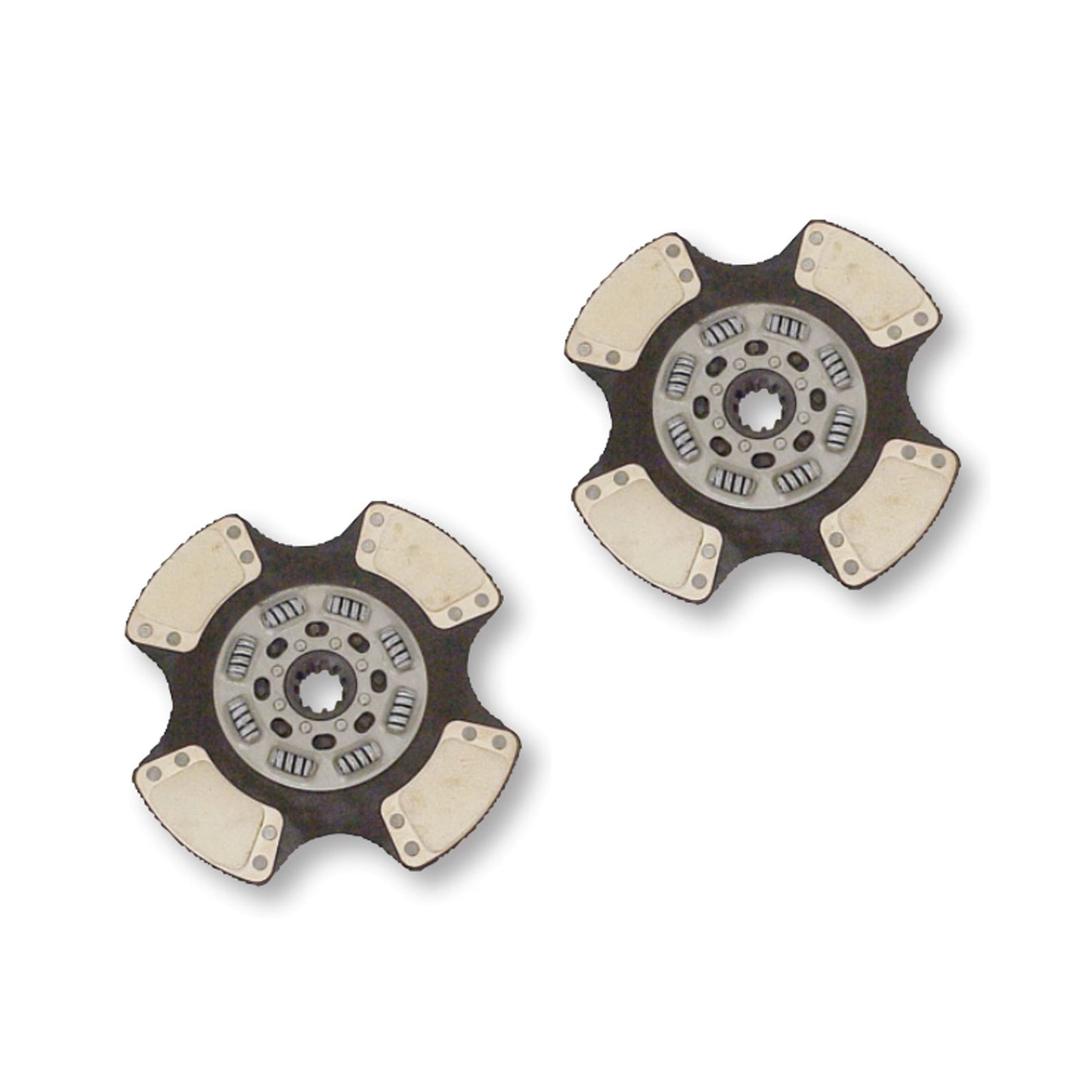 Road Choice Heavy-Duty 14" x 1 3/4" Dual Disc Clutch Kit Replaces 107237-4 | 8 Spring PAD - EZ Pedal ™