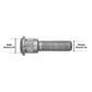 Metric Serrated Drive Wheel Studs M22 x 1.5 THD 0.975" B.D. x 4 25/32" Length - Replaces E6034 - 10 Pack