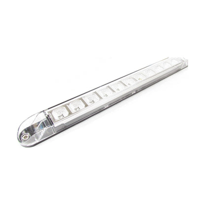 Fortpro 17" x 1-3/8" Led Light Bar with 11 LEDs and Chromed Reflector