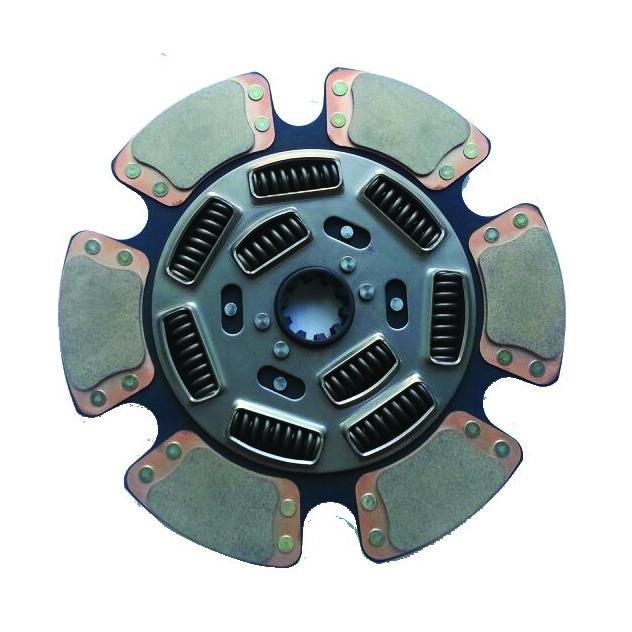 15 x 1/2in Clutch Disc With 2x10in Spline & 9 Springs - Rear