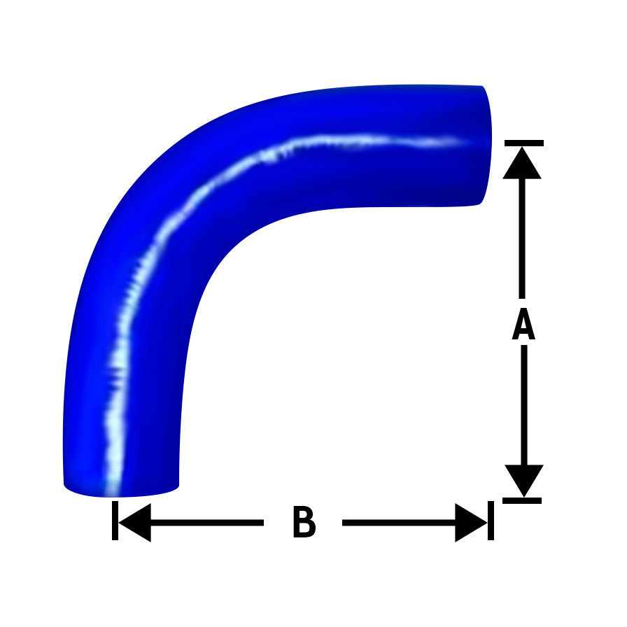 Fortpro Elbow Coolant Silicone Hose 2-1/2" I.D. For Mack - Replaces 11MF3592M32 | F010085