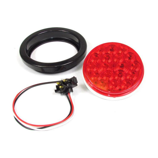 4" Round 18 Led Sealed - Colored - Red | F235154