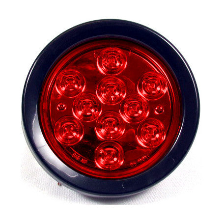 Fortpro 4" Round Tail/Turn Led Light with 10 Leds