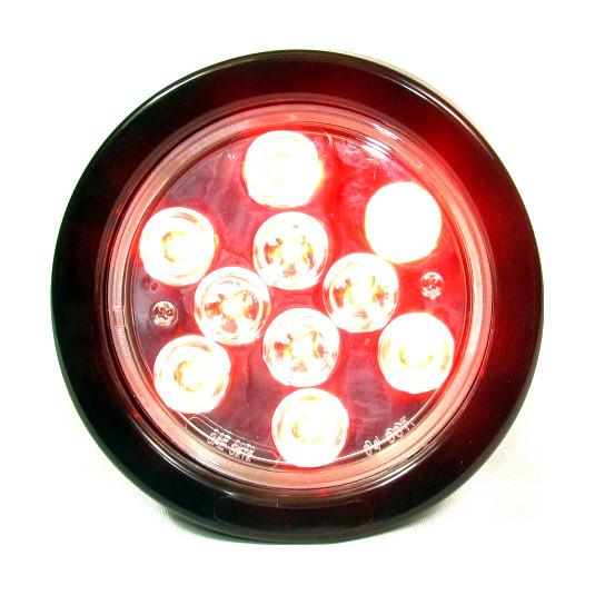 Fortpro 4" Round Tail/Turn Led Light with 10 Leds