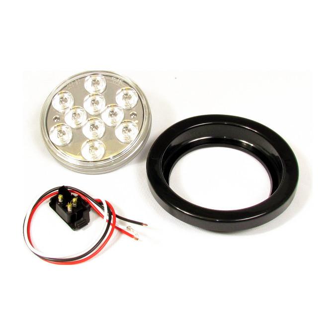 Fortpro 4" Round Tail/Turn Led Light with 10 Leds