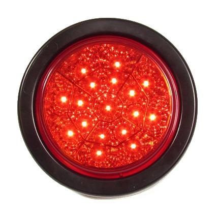 Fortpro 4" Round Led Light with 17 Leds and Chromed Reflector