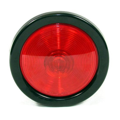 Fortpro 4"Round Incandescent Trailer Tail Light with Grommet & Plug