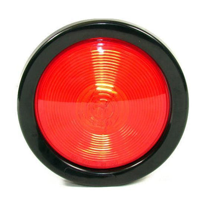 Fortpro 4" Red Round Tail/Stop/Turn Incandescent Light with Red Lens | F235152