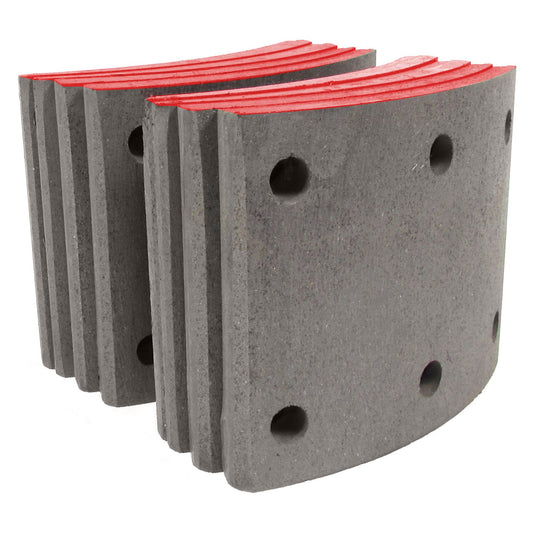 Fortpro 9144 Brake Lining Set Compatible with Isuzu NPR - GAWR 23K - Brake Size 12.6" x 3.9" | F224830