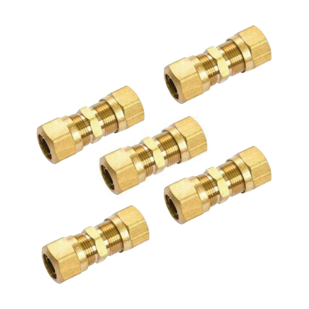 Fortpro Air Brake NTA Compression Fitting Union - 5/8" Tube, Replaces 38022 - 5 PACK | F229024