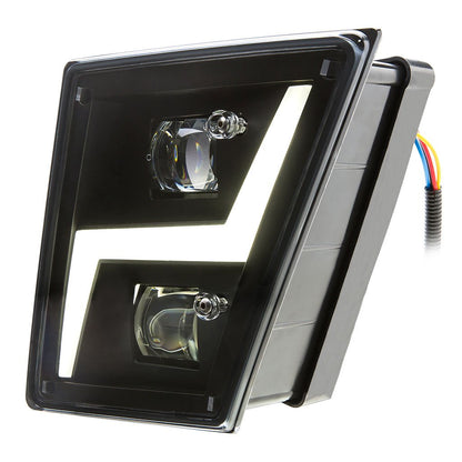 Fortpro Black Fog LED Lights Compatible with Volvo VNL - Both Sides