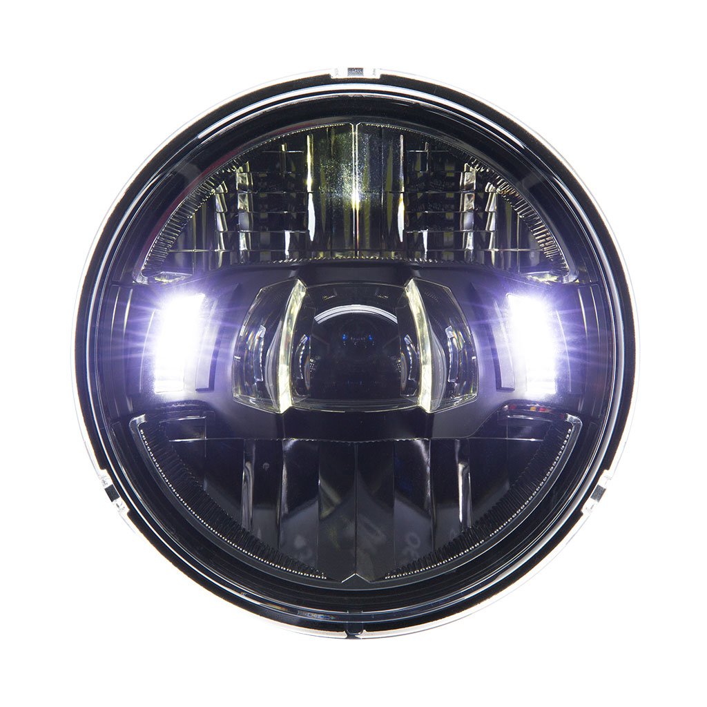 Fortpro 5.75" Round LED Projector Headlight for Peterbilt 349 / 359