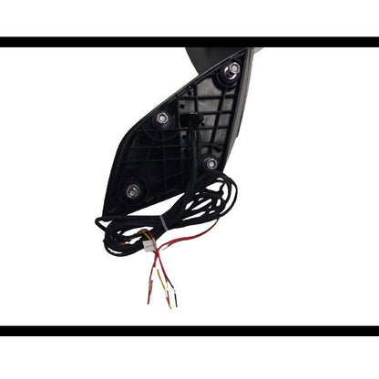 Fortpro Chrome Hood Mirror w/Led Turn Light Compatible with Volvo VNL 2004-2016 - Passenger Side | F247656