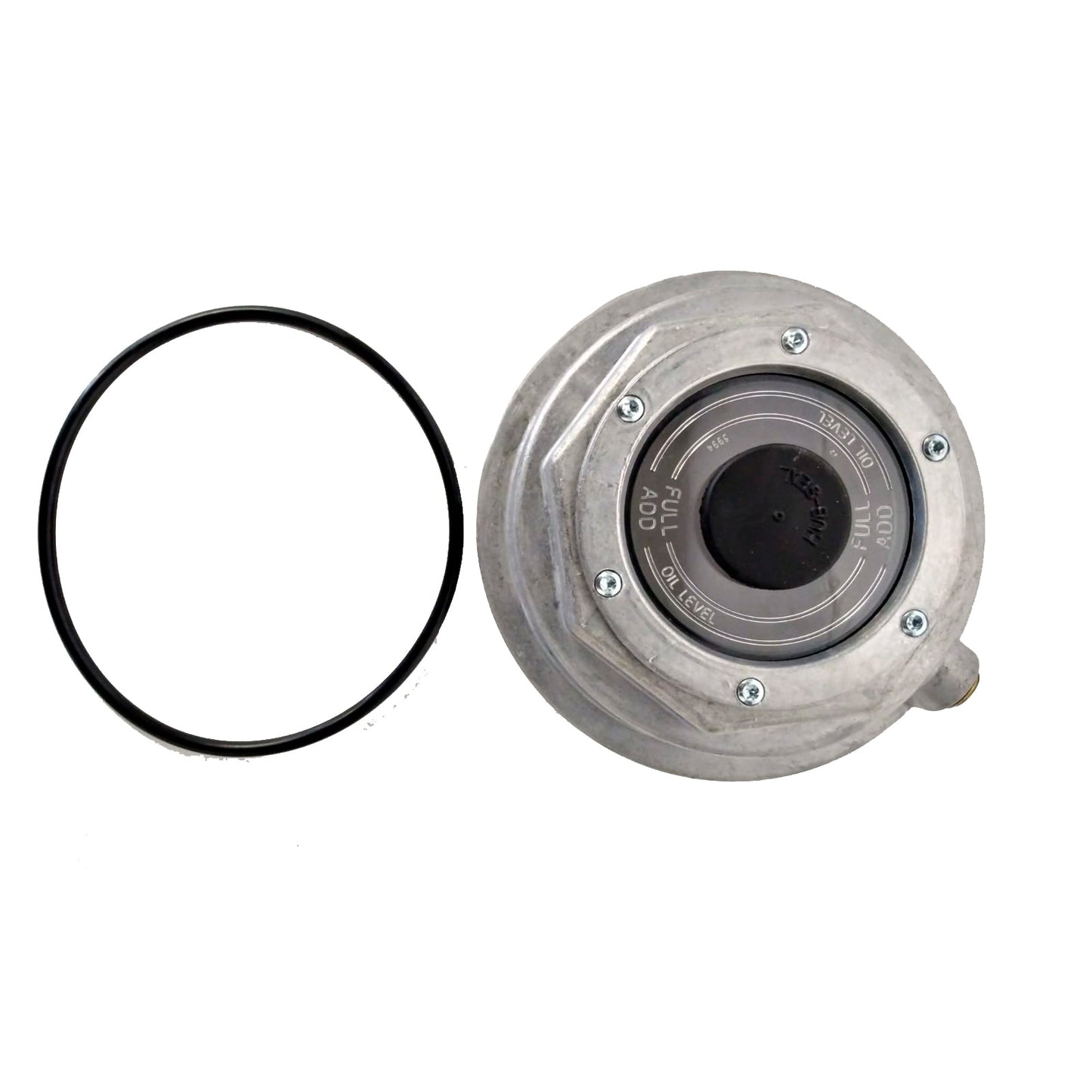 Fortpro Threaded Aluminum Trailer Axle Hub Cap w/ Gasket Replacement for Stemco 343-4075 | F276181