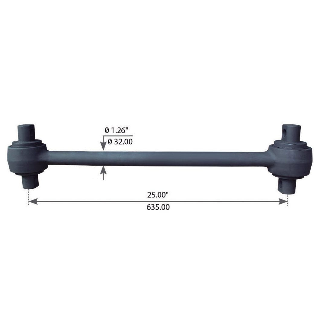 Torque Rod with Bushing for Kenworth - Replaces Kenworth 925150, 35801-3460