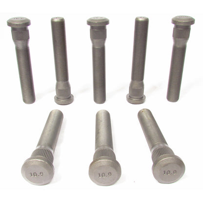 Metric Serrated Drive Wheel Stud M22 x 1.5 THD 0.975" B.D. x 4" Length - Replaces E8981 - 10 Pack