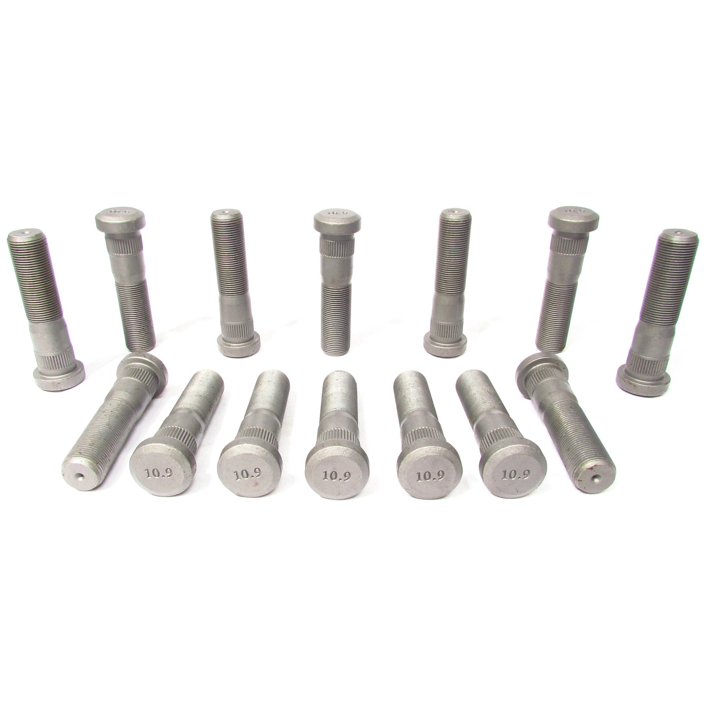 Metric Serrated Drive Wheel Studs M22 x 1.5 THD 0,900" B.D. x 3 21/32" Length - Replaces E5997 - 10 Pack