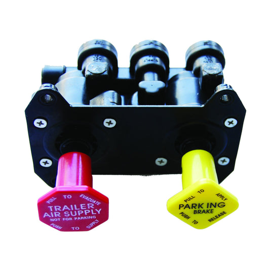 Fortpro MV-2 Dash Valve, 1/4" NPT Ports, 1/4" Threaded Mounting Holes, Replaces KN20615 | F224615