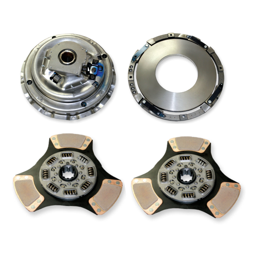 Road Choice 14" x 1 3/4" Clutch Kit Replaces 107237-10 | 8 Spring - PAD - EZ Pedal ™ | CLU10723710