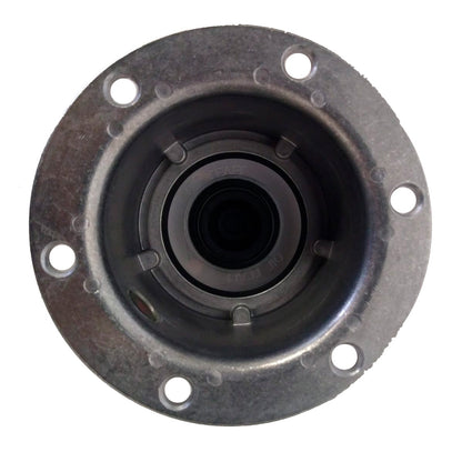 Fortpro Aluminum Steer Axle Hub Cap w/ 6 Holes and Gasket Replacement for Stemco 343-4024 | F276182