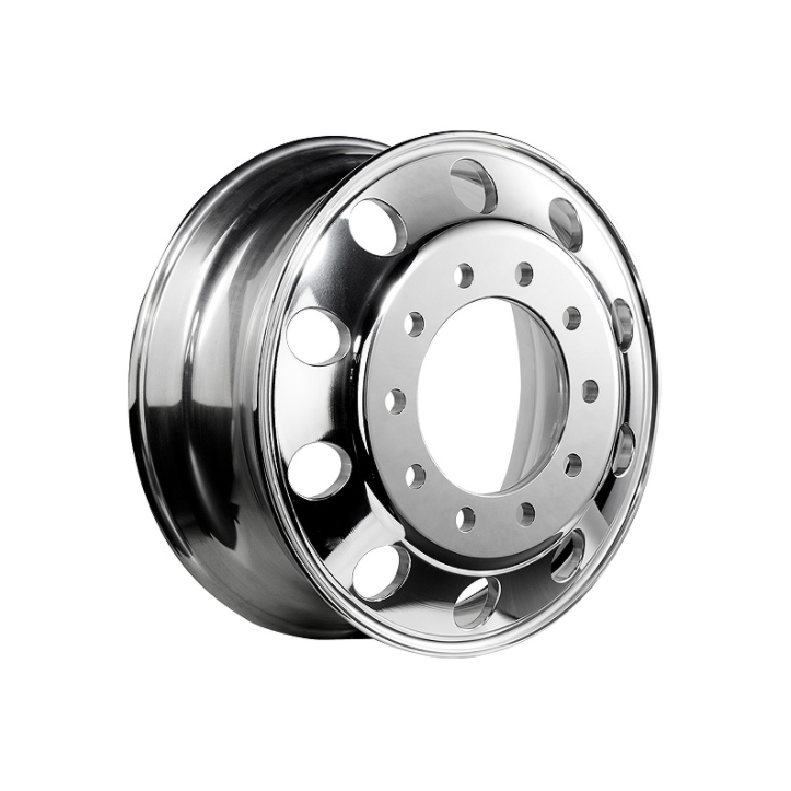 Fortpro 22.5 x 8.25 Alcoa Style Forged Aluminum Wheel  Hub Piloted 10 HAND HOLES - Pallet of 18 Units