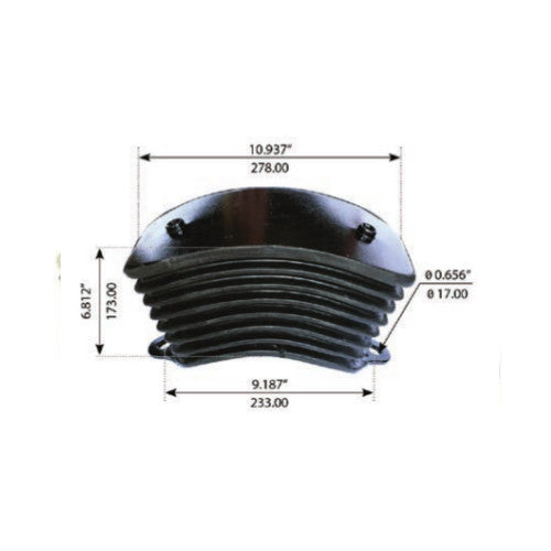 Fortpro Bolster Spring for Freightliner Tuftrac - Replaces 161-45080-000