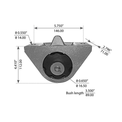 Cabin Mount for Freightliner Century, Columbia - Replaces 18-41005-000