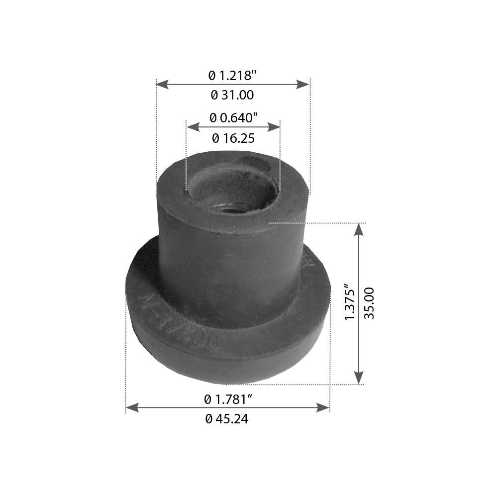 Hood Hinge Bushing for Kenworth & Navistar - Replaces 598699C1, K066-218