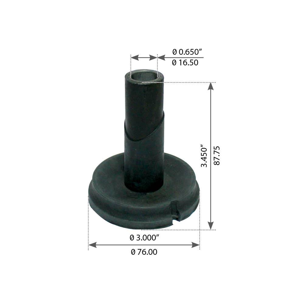 Fortpro Cabin Mount Bush for Kenworth T600, T800, W900 - Replaces K0664353