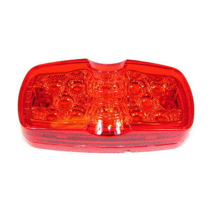 Fortpro 4" x 2" Clearance/Marker Double Bullseye Trailer Led Light with 12 LEDs