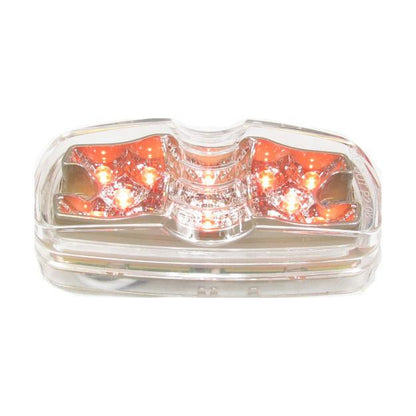 Fortpro 4" x 2" Clearance/Marker Double Bullseye Trailer Led Light with 12 LEDs