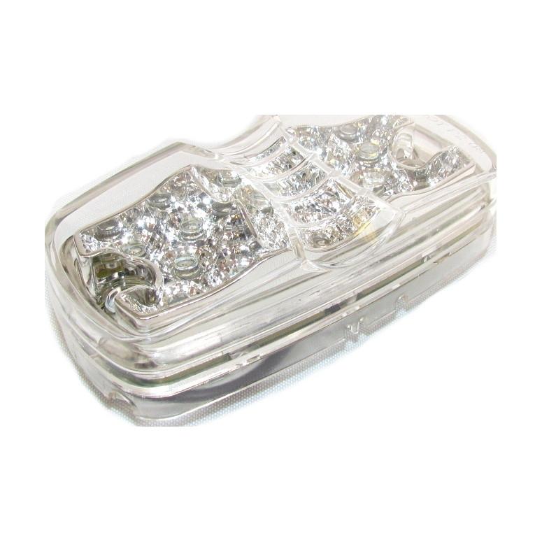 Fortpro 4" x 2" Clearance/Marker Double Bullseye Trailer Led Light with 12 LEDs