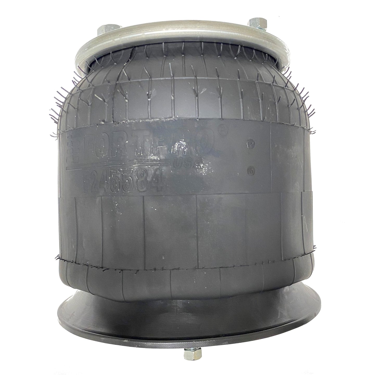 Fortpro 2 PCS Reversible Air Spring Replacement for Freightliner 16-13810-000, Firestone 9780, Goodyear 1R12-303 | F245584-2QTY