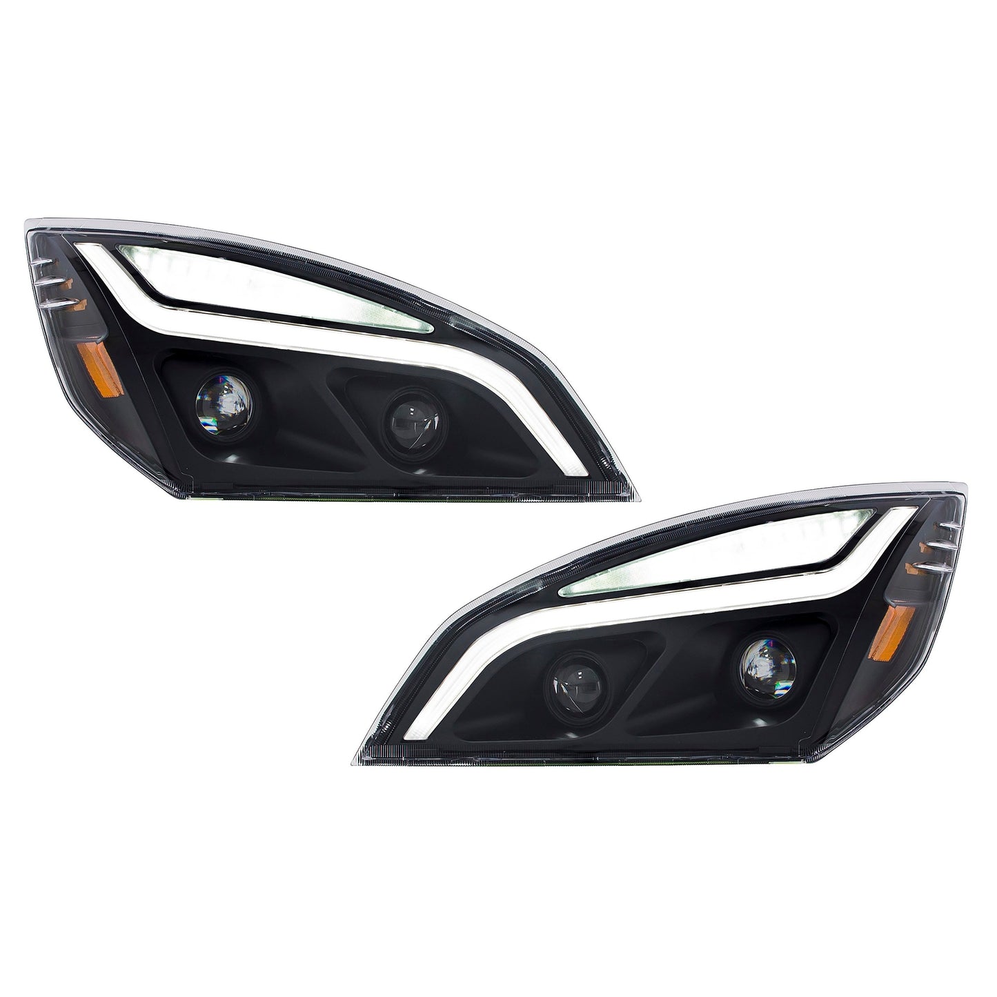 Fortpro LED Projector Headlight for Freightliner Cascadia 2018+, Both Sides