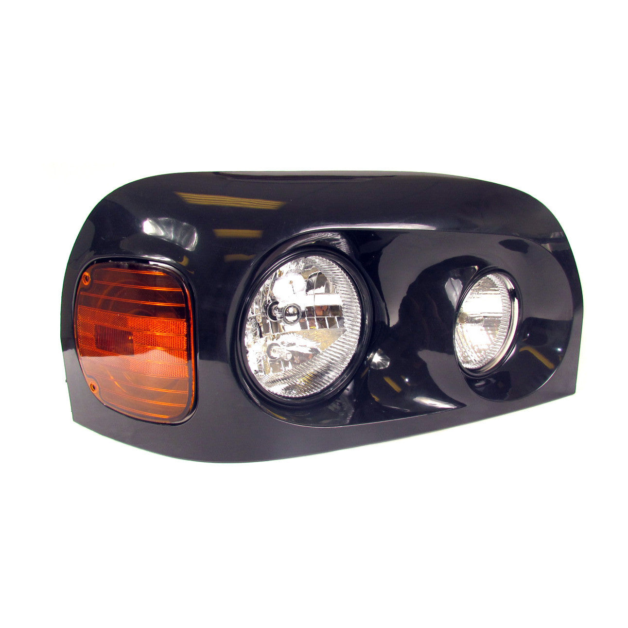 Fortpro Black Headlight for Freightliner Century 2005-2015