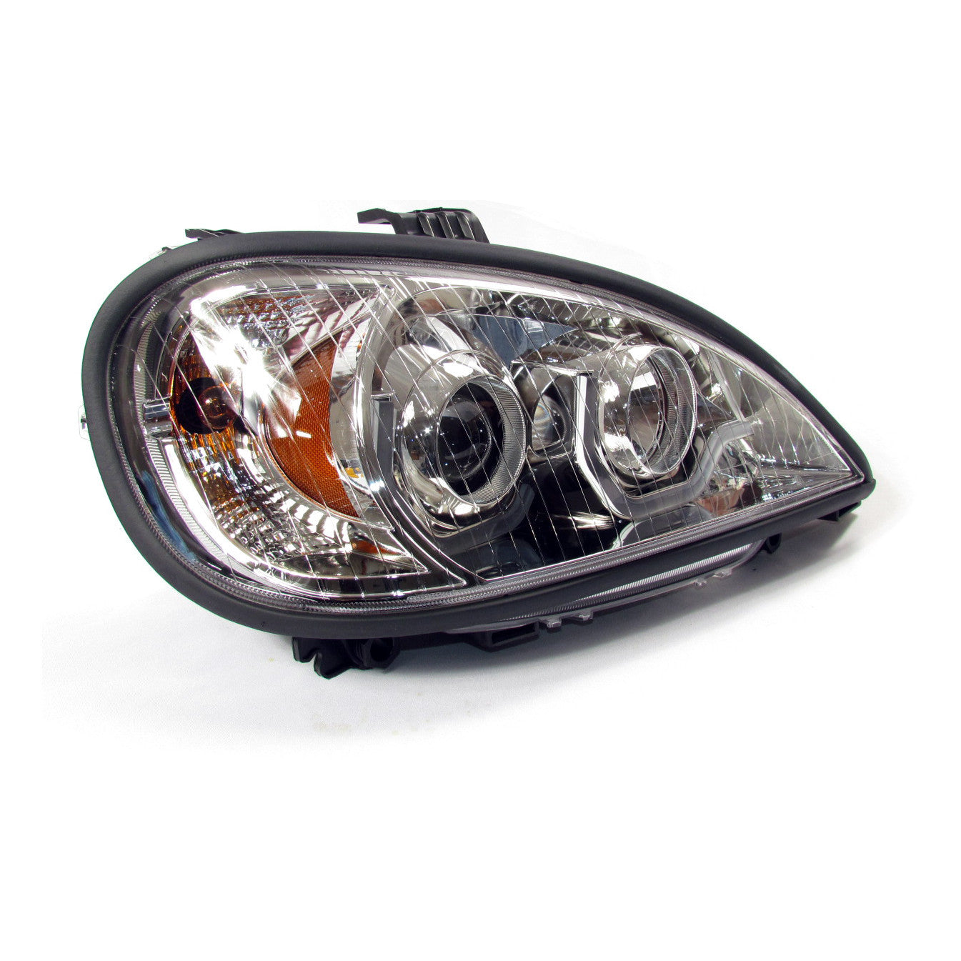 Chrome Housing Projector Headlights for Freightliner Columbia