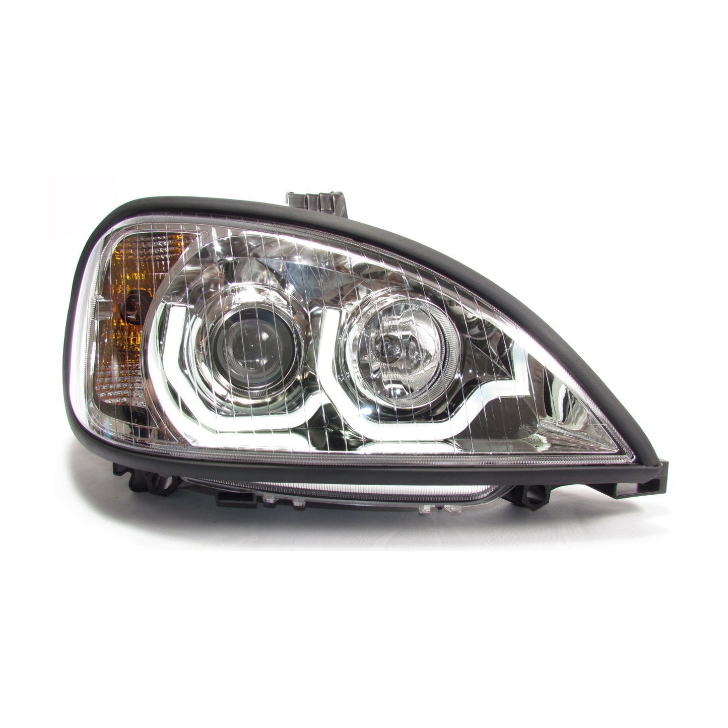 Chrome Housing Projector Headlights for Freightliner Columbia