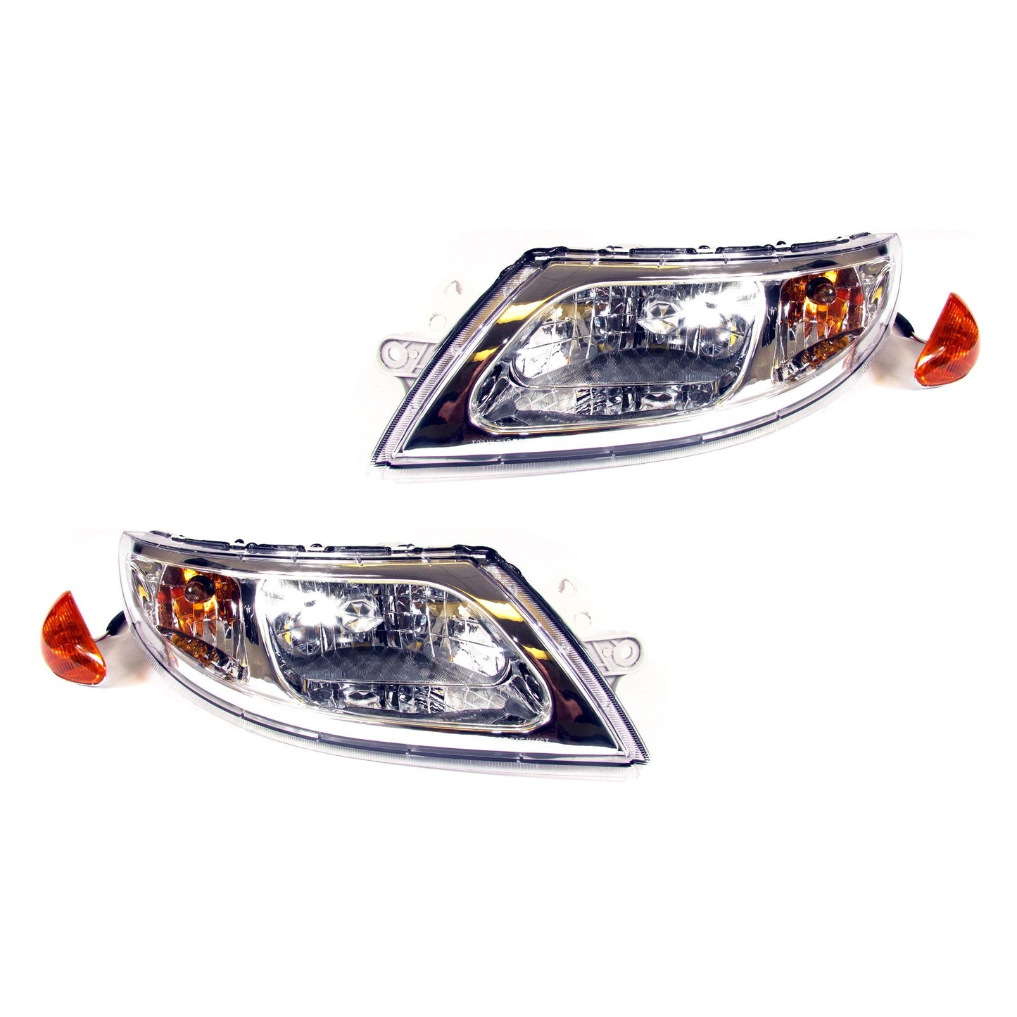 Headlights Assembly w/Corner Lamp for International 4300 - Both Sides