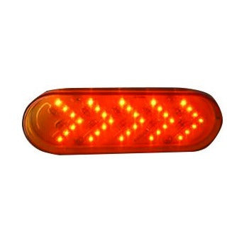 Fortpro 6" Oval Tail/Turn Sequential Arrow Led Light with 35 Leds