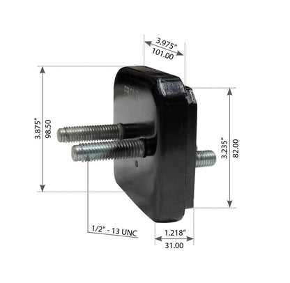 Radiator Mount for Freightliner FL70, FL80 - Replaces BCD-28721-1, M203055